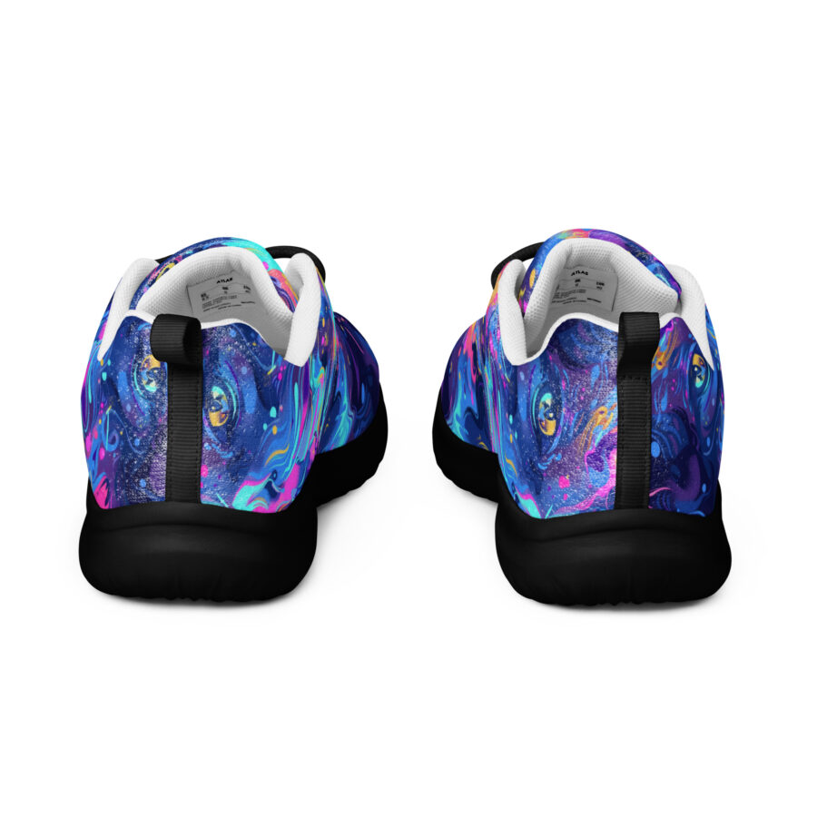 Disco Kitty Kicks - black sole, back view