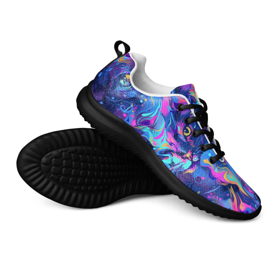 Disco Kitty Kicks - black sole, front view