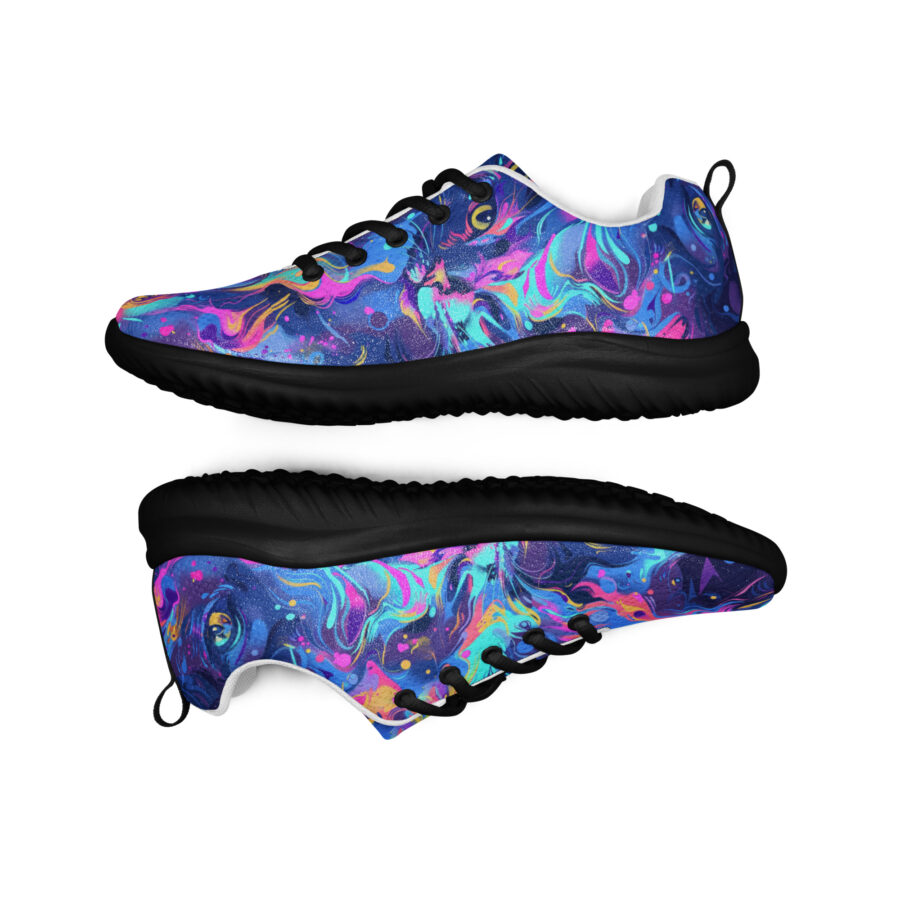 Disco Kitty Kicks - black sole, front view