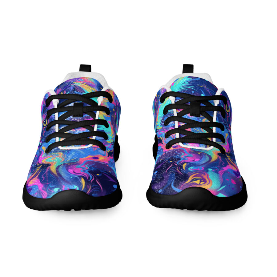 Disco Kitty Kicks - black sole, front view