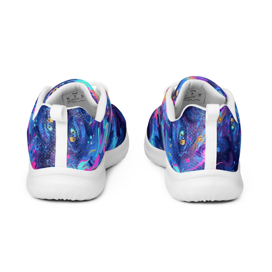 Disco Kitty Kicks - white sole, back view