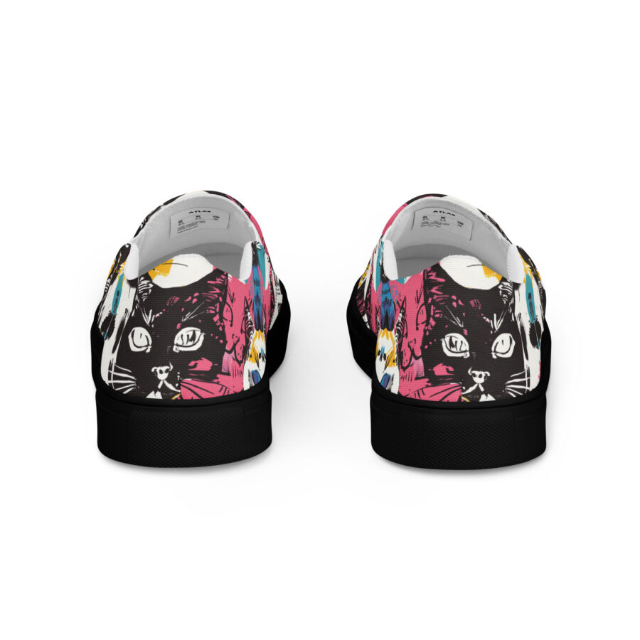 Kitty Slips - black sole, back view