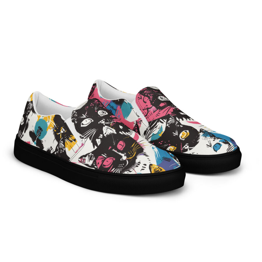 Kitty Slips - black sole, right front view