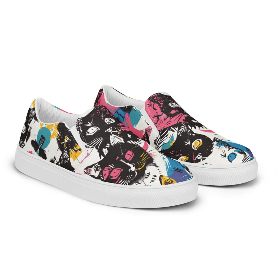 Kitty Slips - white sole, right front view