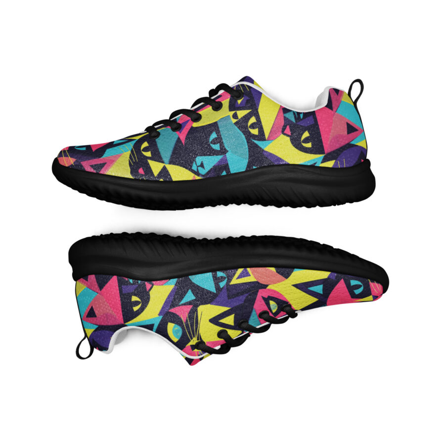 Geo Cat Kicks - black sole, front view