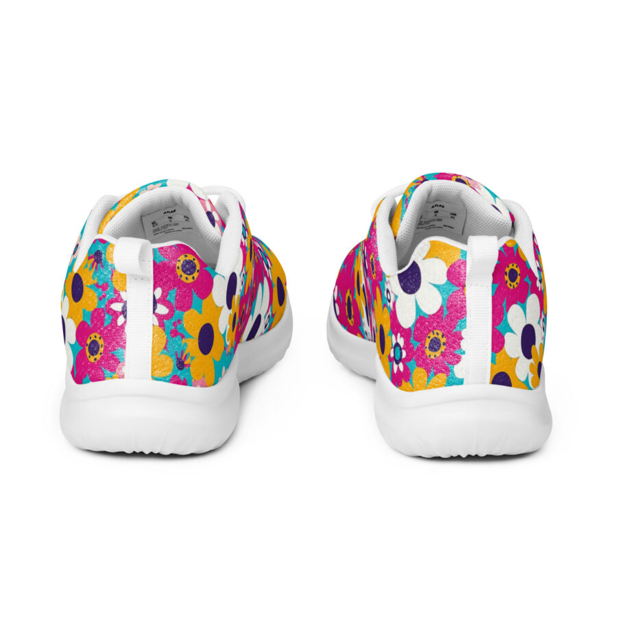 Hippie Kicks - white sole, back view
