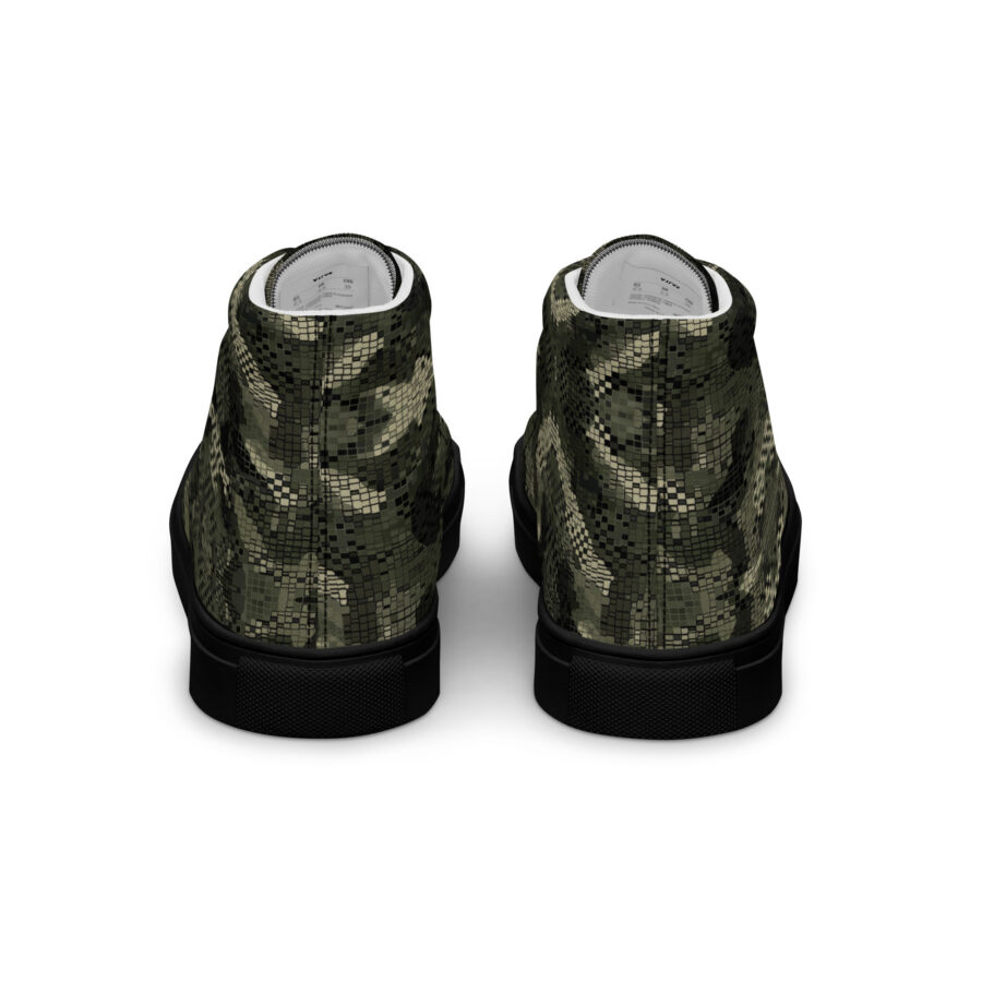 Digital Snake Highs - black sole, back view