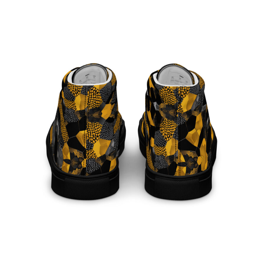 Bumblebee Highs - black sole, back view