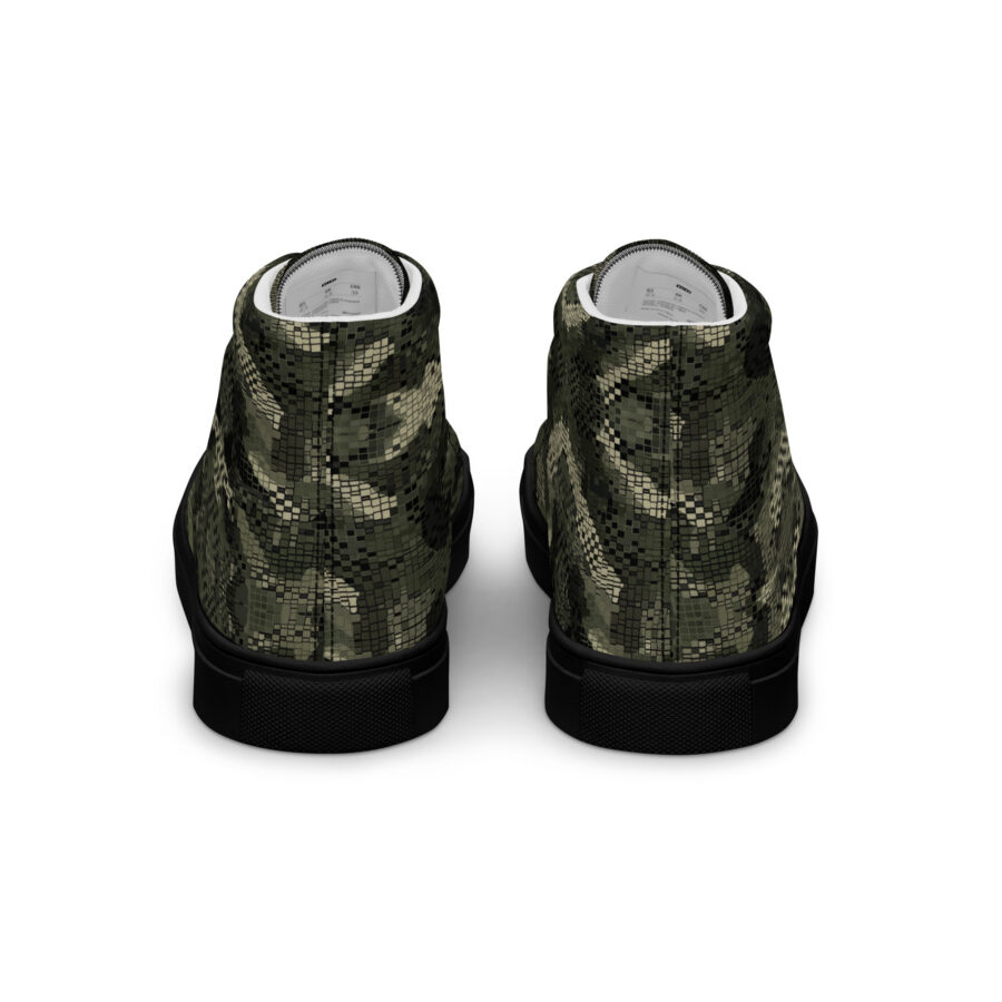 Digital Snake Highs - black sole, back view