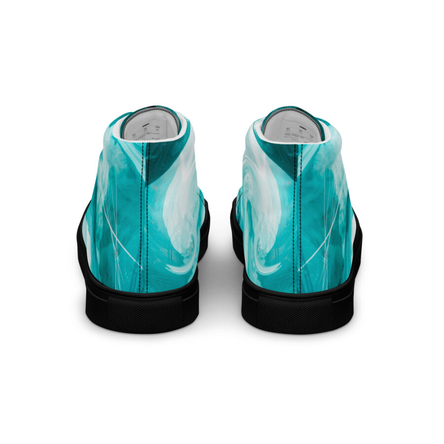 Atlantis Highs - black sole, back view