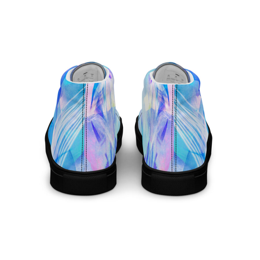 Revival Highs - black sole, back view
