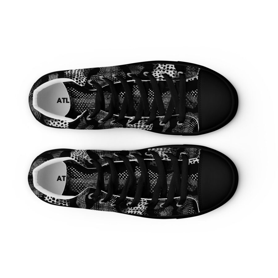 Digital Cheetah Highs - black sole, front 2 view