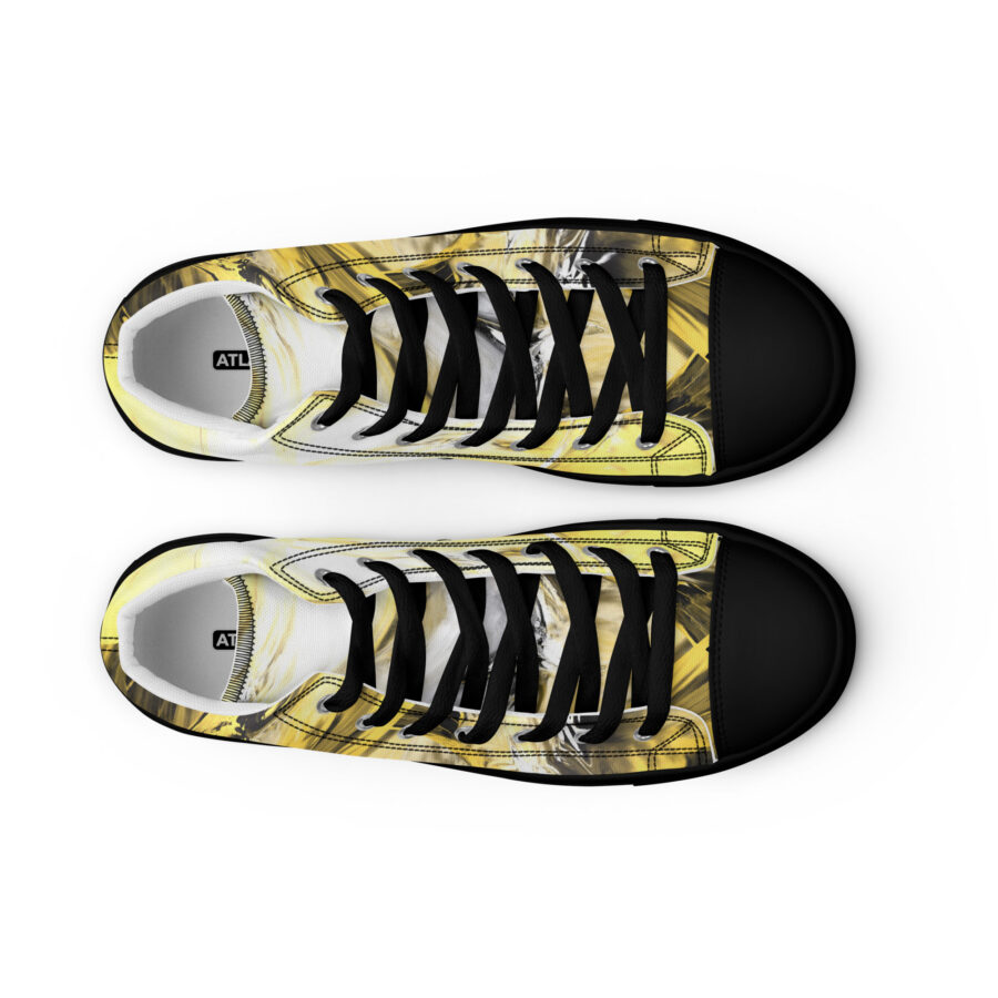 Dandelion Art Soles - black sole, front 2 view