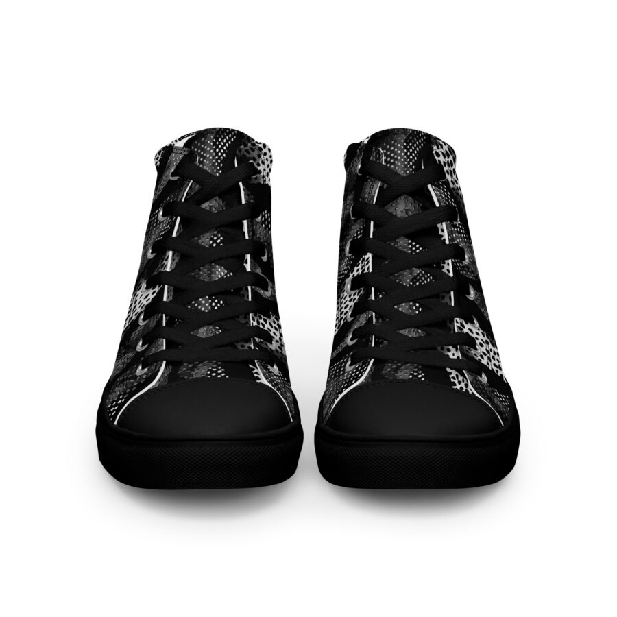 Digital Cheetah Highs - black sole, front view