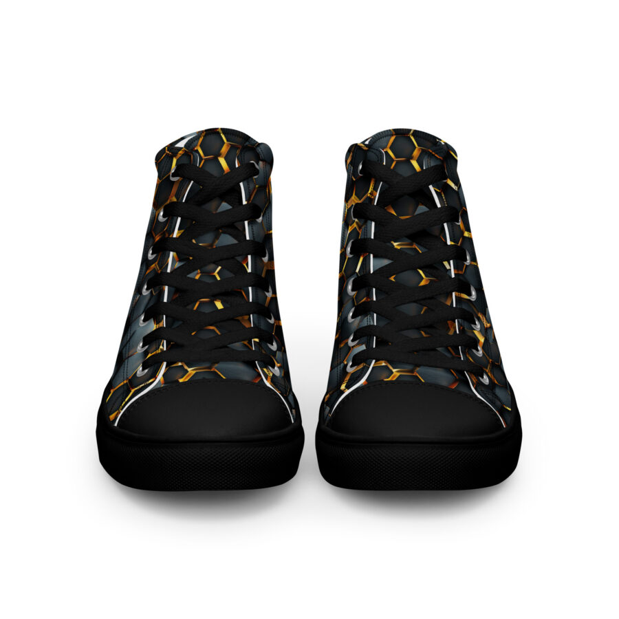 Royal Bee Highs - black sole, front view
