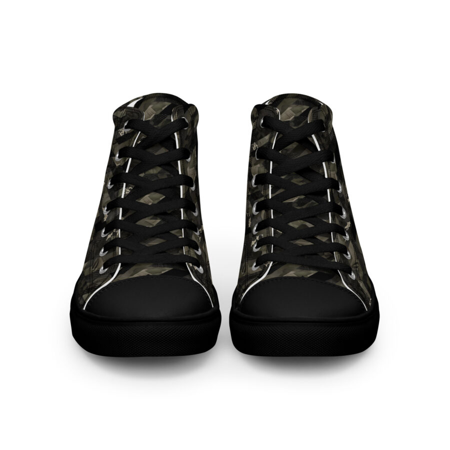 Digital Camo Highs - black sole, front view