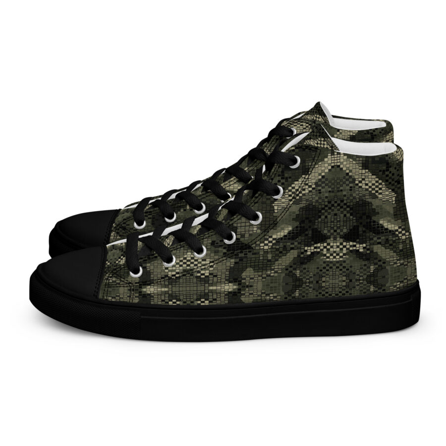 Digital Snake Highs - black sole, left view