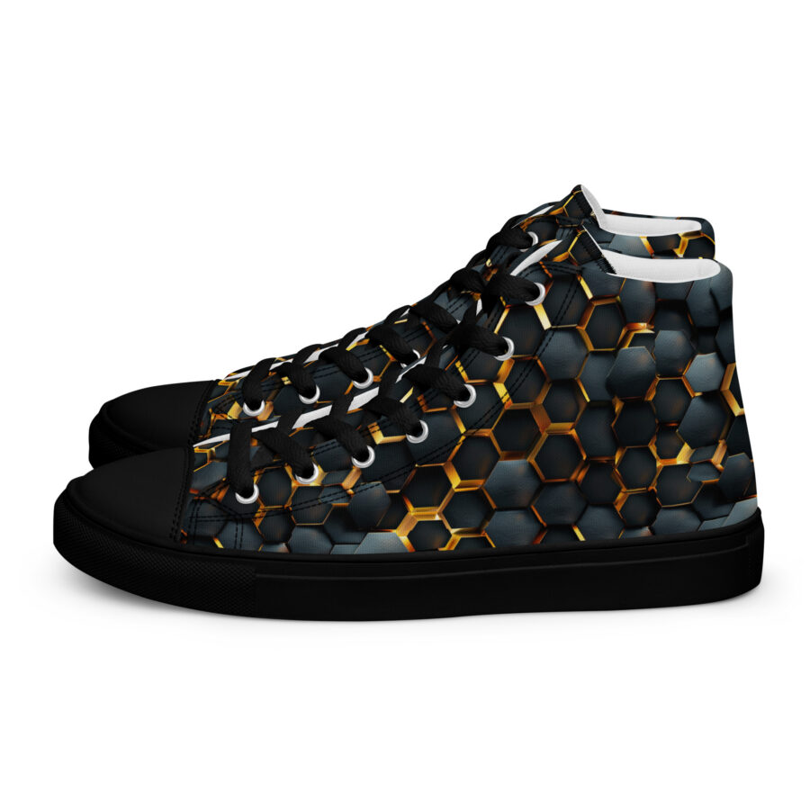 Royal Bee Highs - black sole, left view