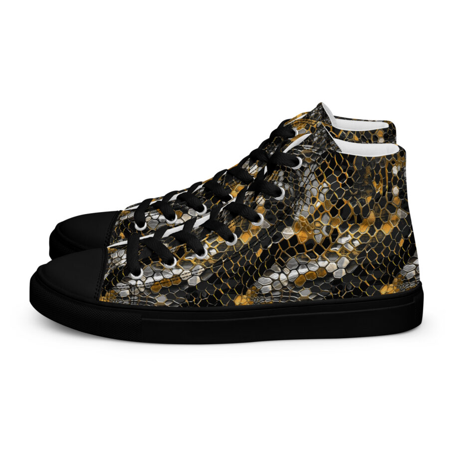 Snake King Highs - black sole, left view