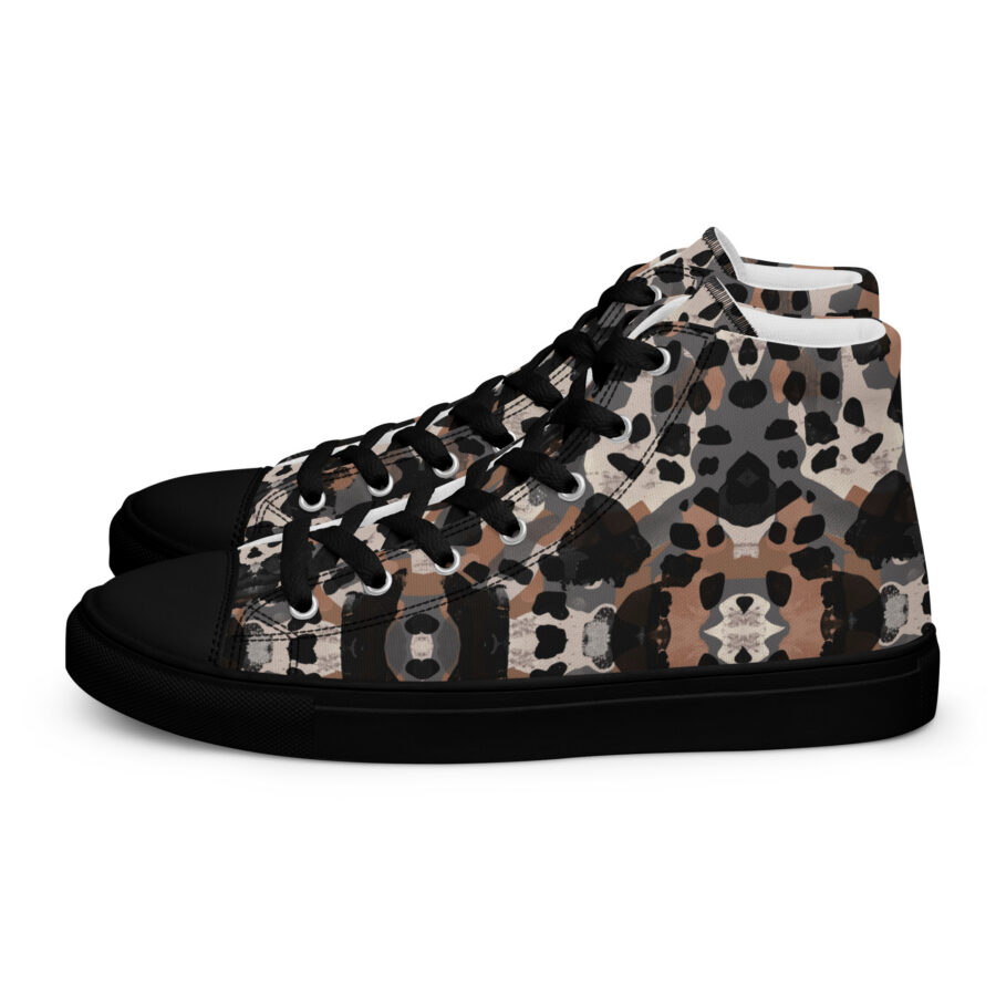 Cheeta' Highs - black sole, left view