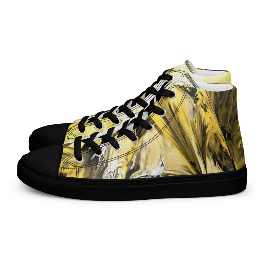 Dandelion Art Soles - black sole, left view