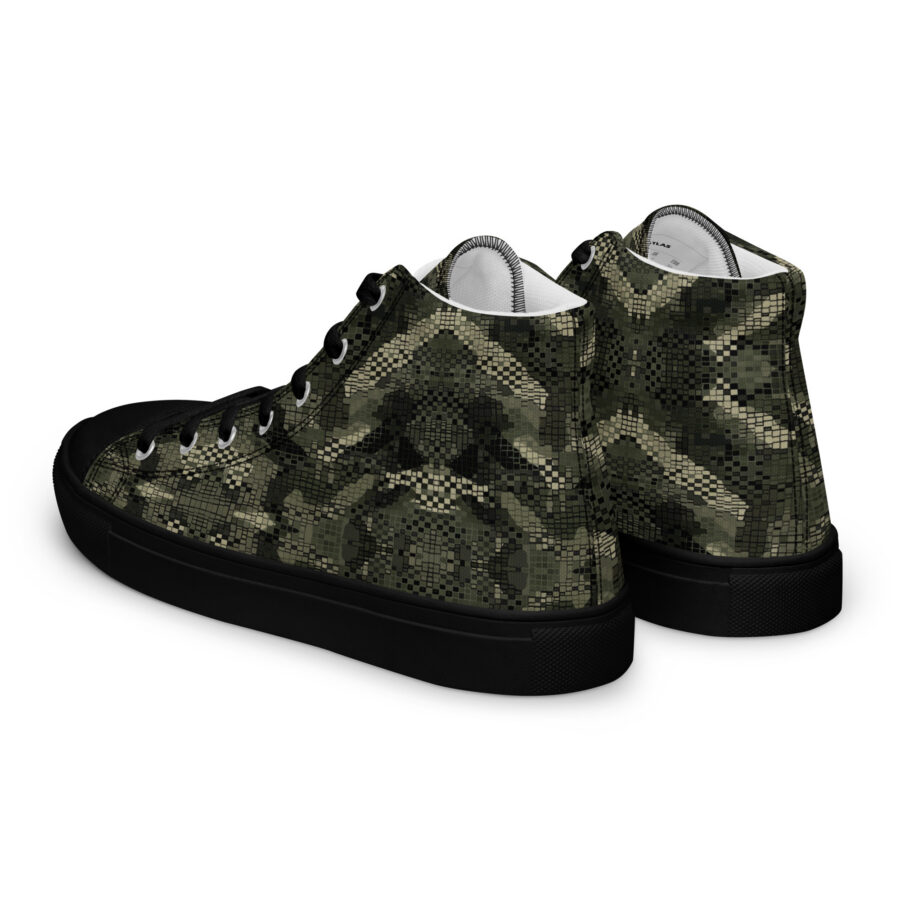 Digital Snake Highs - black sole, left back view
