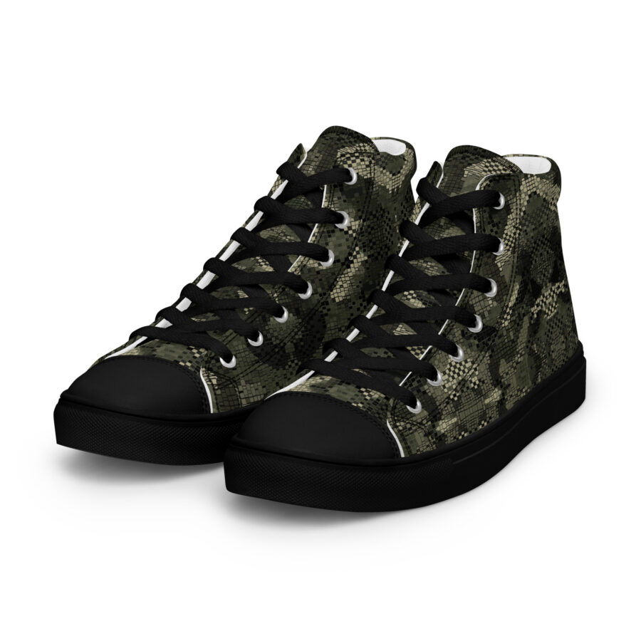 Digital Snake Highs - black sole, left front view
