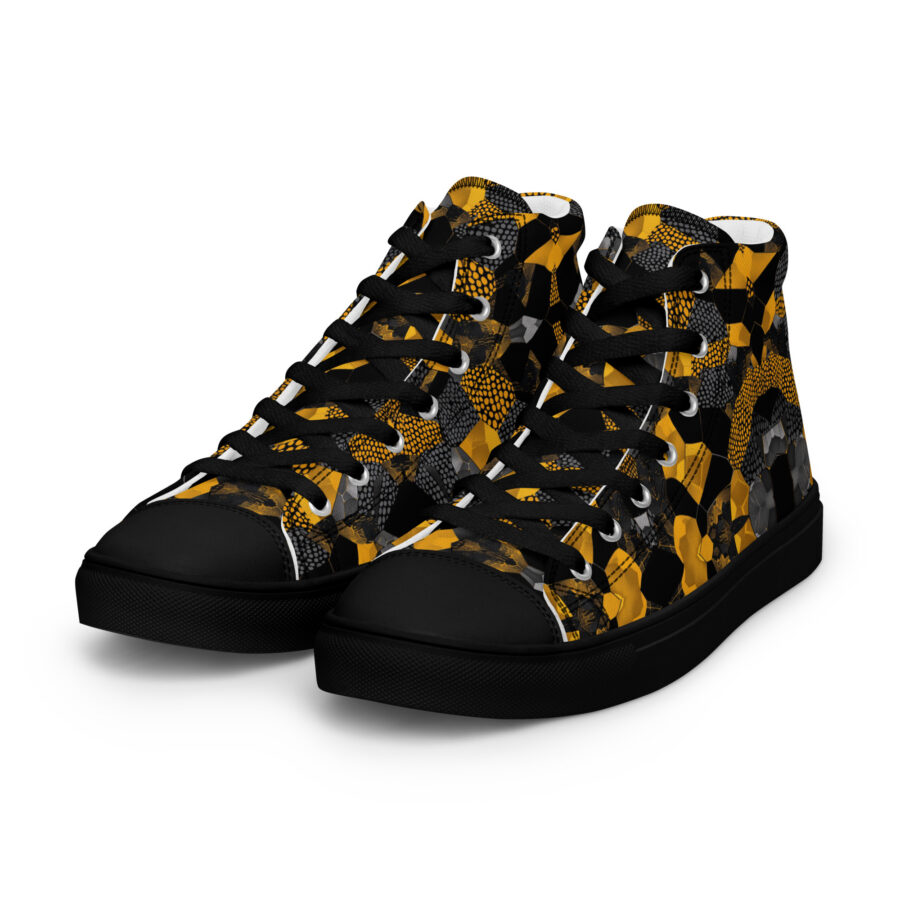 Bumblebee Highs - black sole, left front view