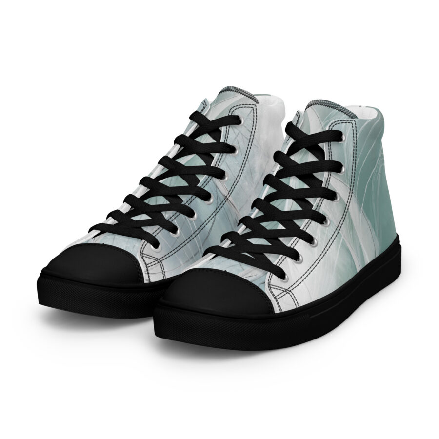Phoenix Highs - black sole, left front view