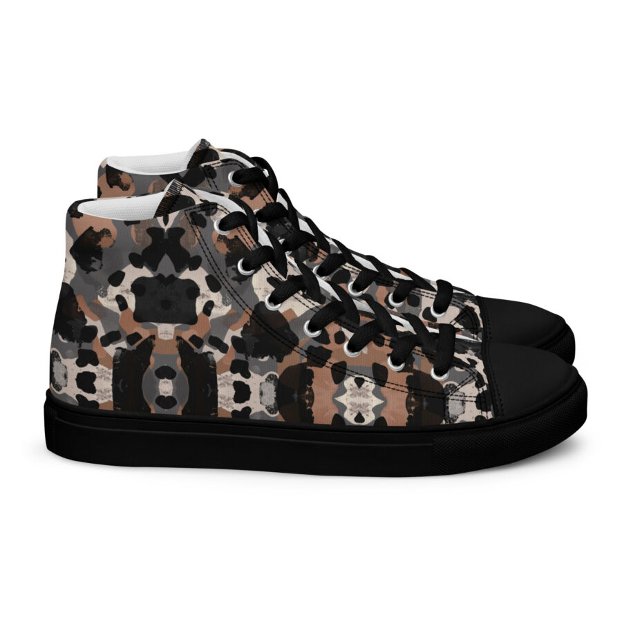 Cheeta' Highs - black sole, right view