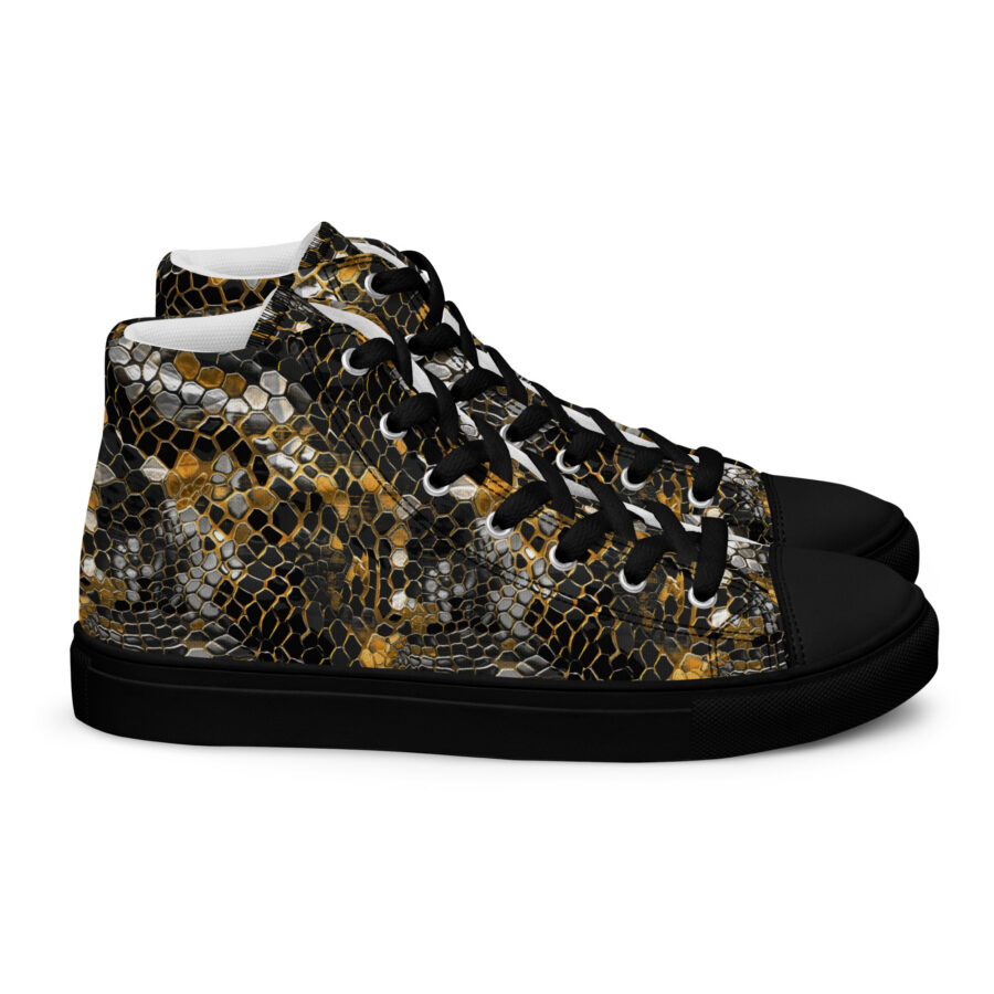 Snake King Highs - black sole, right view