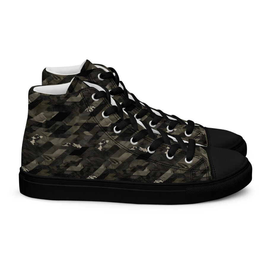 Digital Camo Highs - black sole, right view