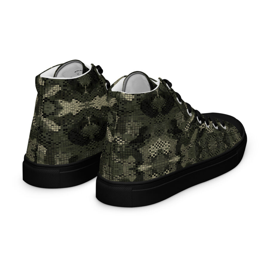 Digital Snake Highs - black sole, right back view