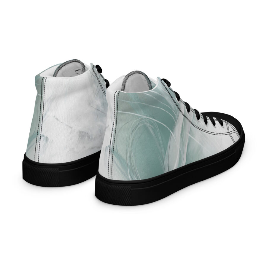 Phoenix Highs - black sole, right back view