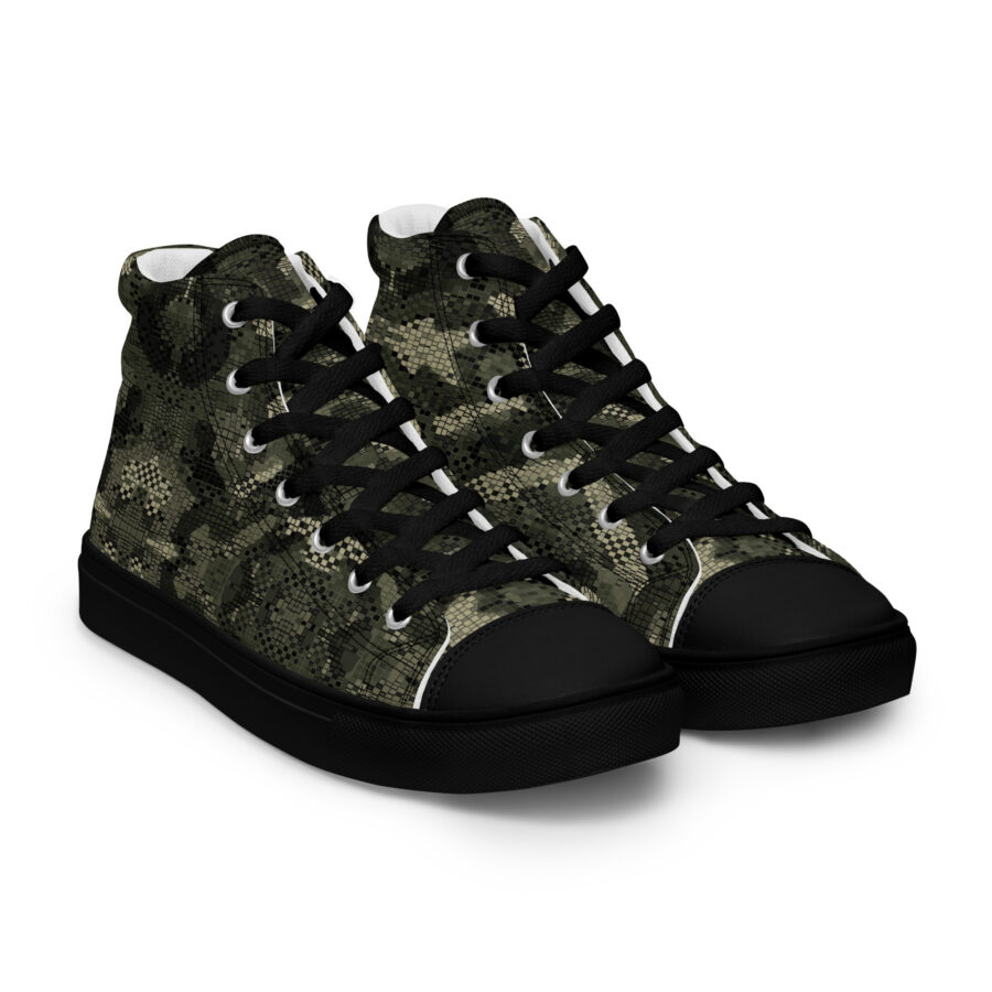 Digital Snake Highs - black sole, right front view