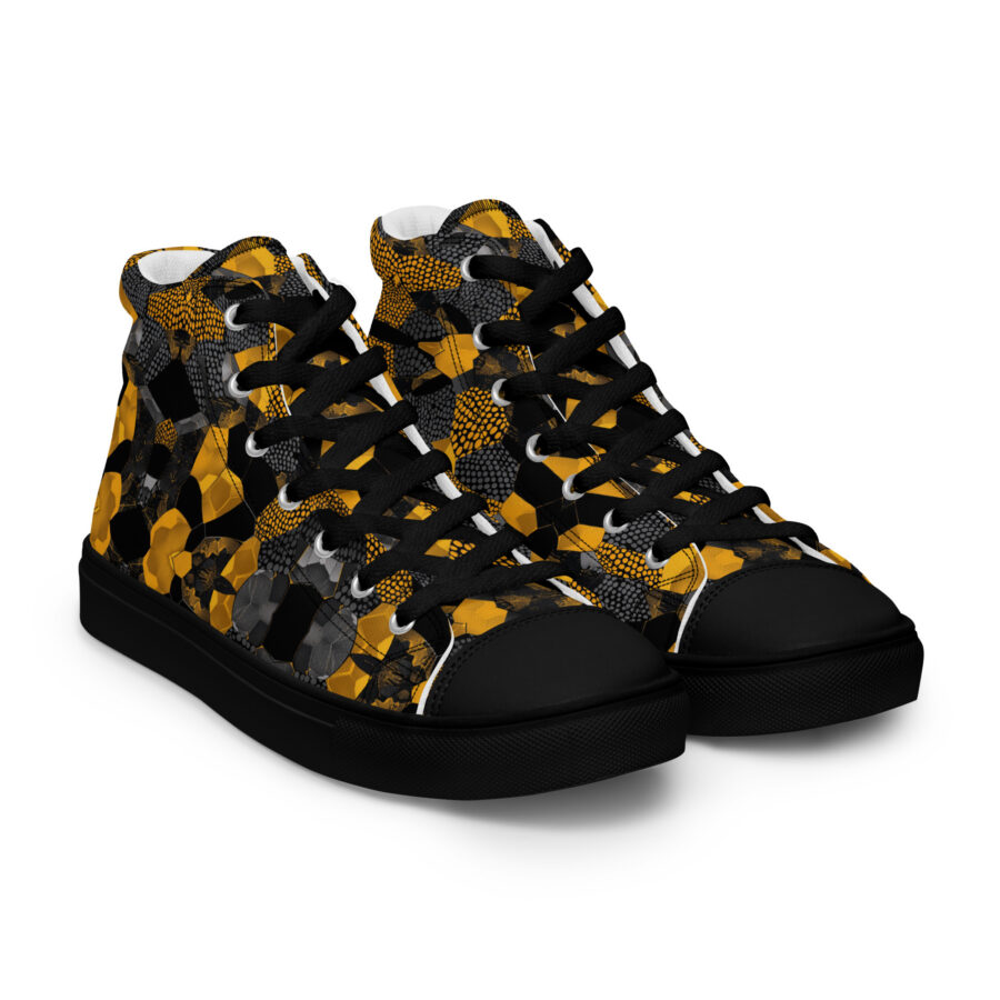 Bumblebee Highs - black sole, right front view