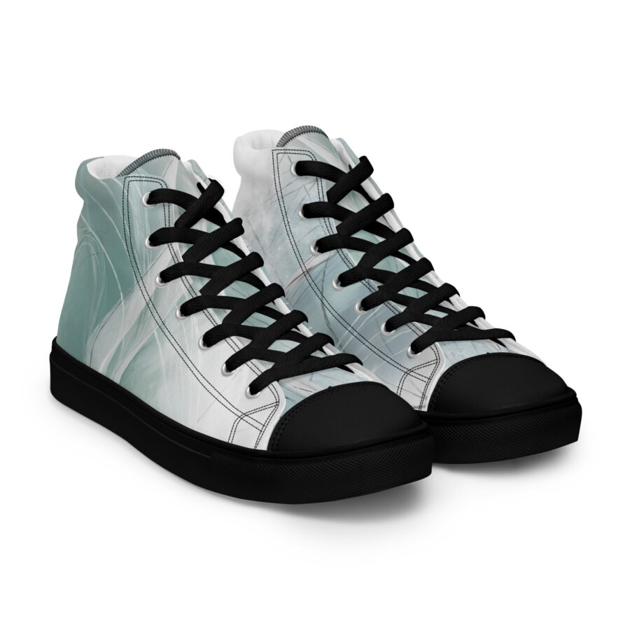 Phoenix Highs - black sole, right front view