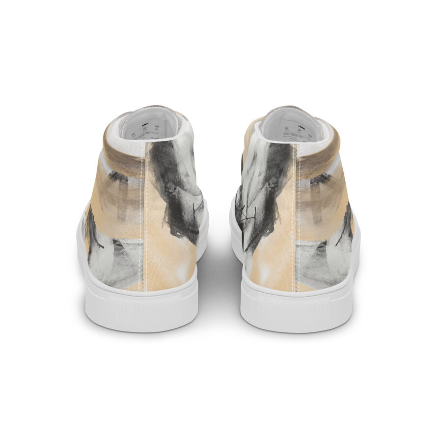Dune Art Soles - white sole, back view