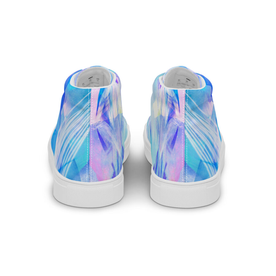 Revival Highs - white sole, back view