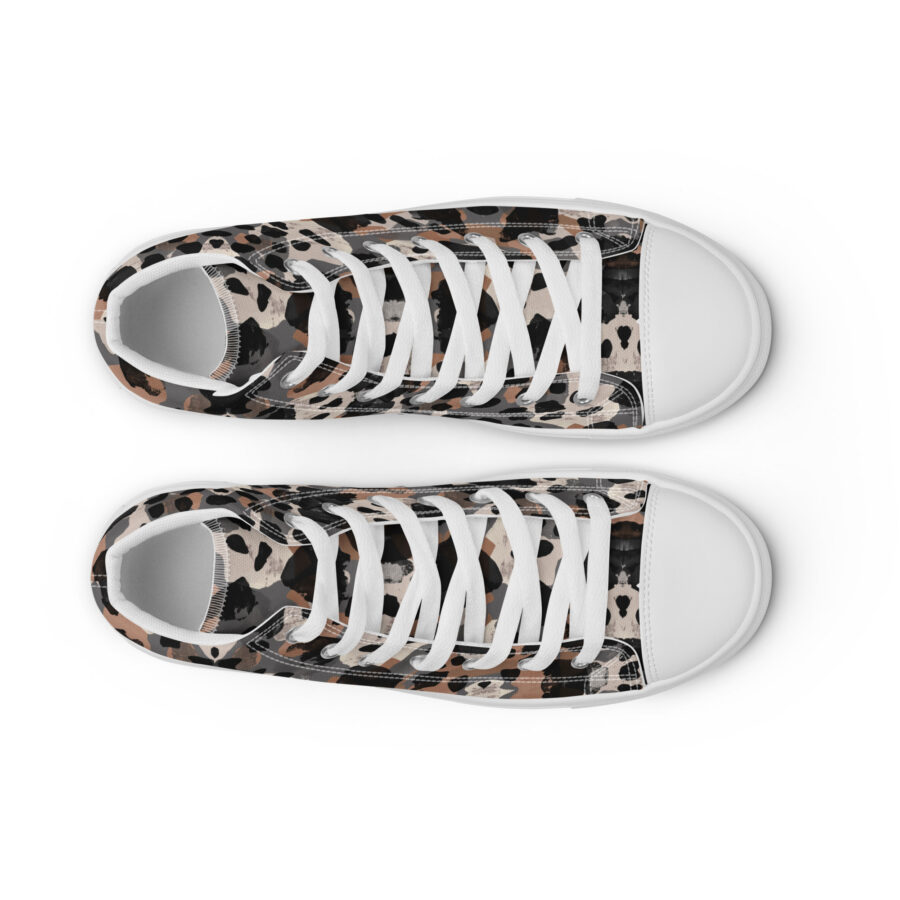 Cheeta' Highs - white sole, front 2 view