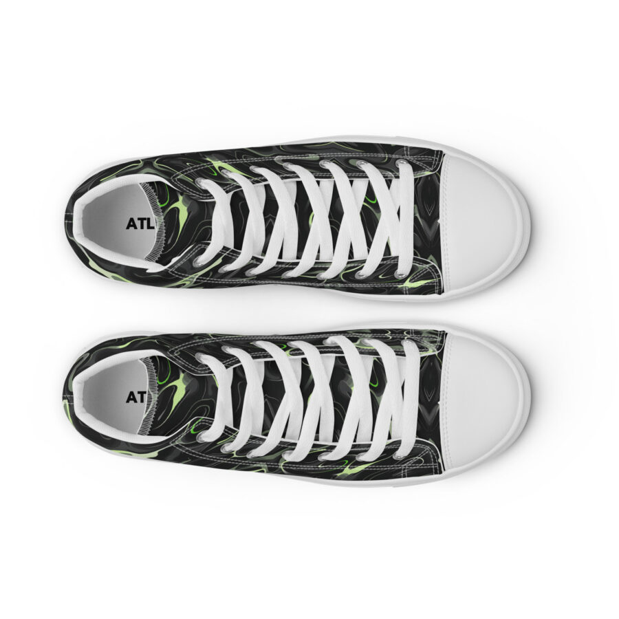 Radioactive Highs - white sole, front 2 view