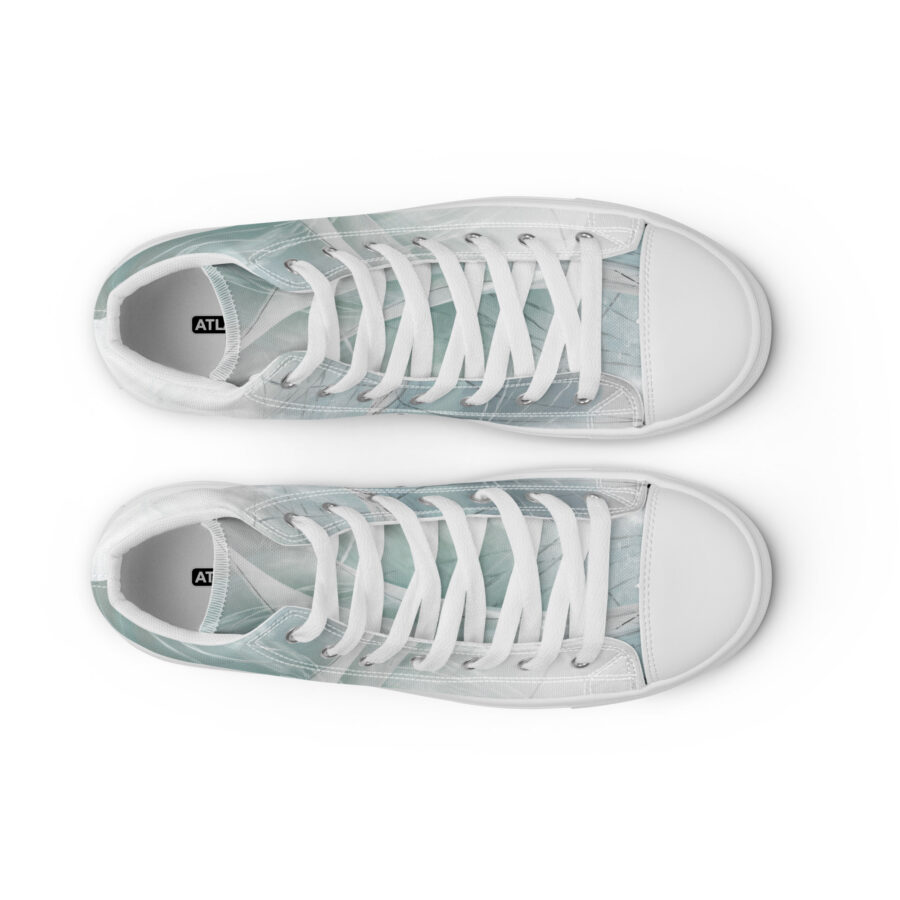 Phoenix Highs - white sole, front 2 view