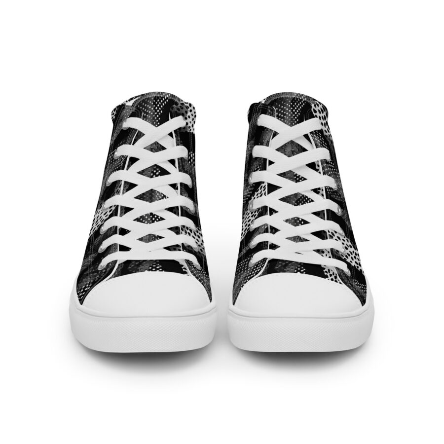 Digital Cheetah Highs - white sole, front view