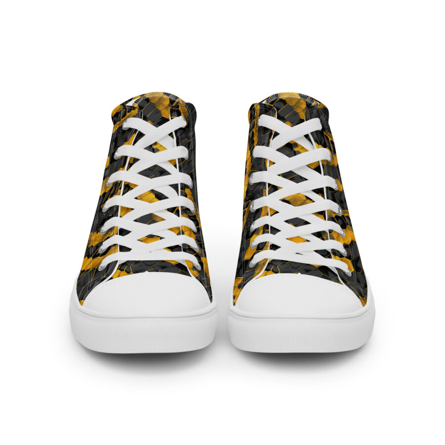 Serpent Highs - white sole, front view