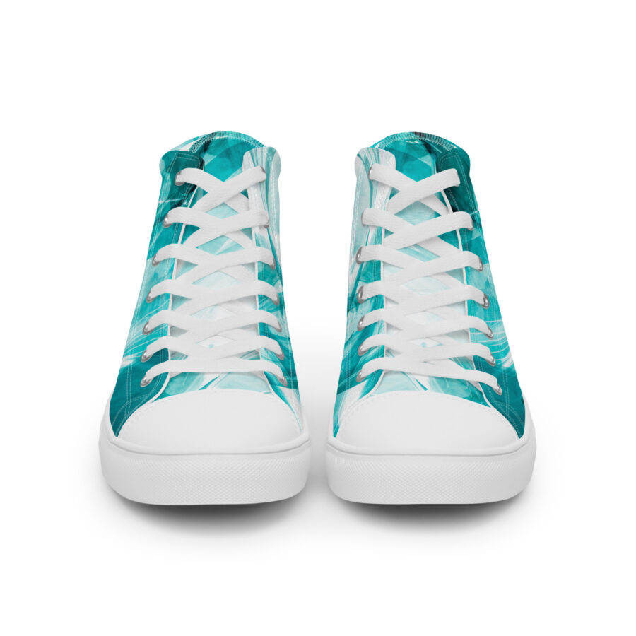 Atlantis Highs - white sole, front view