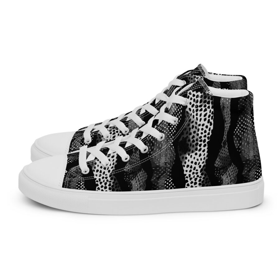 Digital Cheetah Highs - white sole, left view