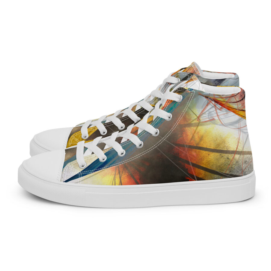 Golden Hour Highs - white sole, left view