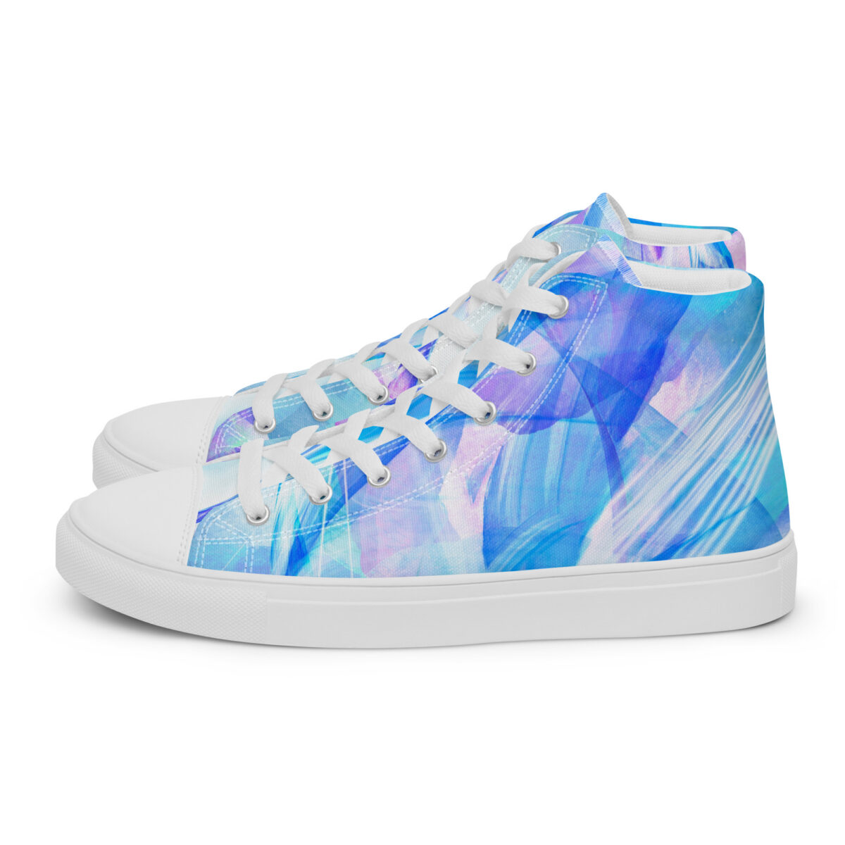Revival Highs - white sole, left view
