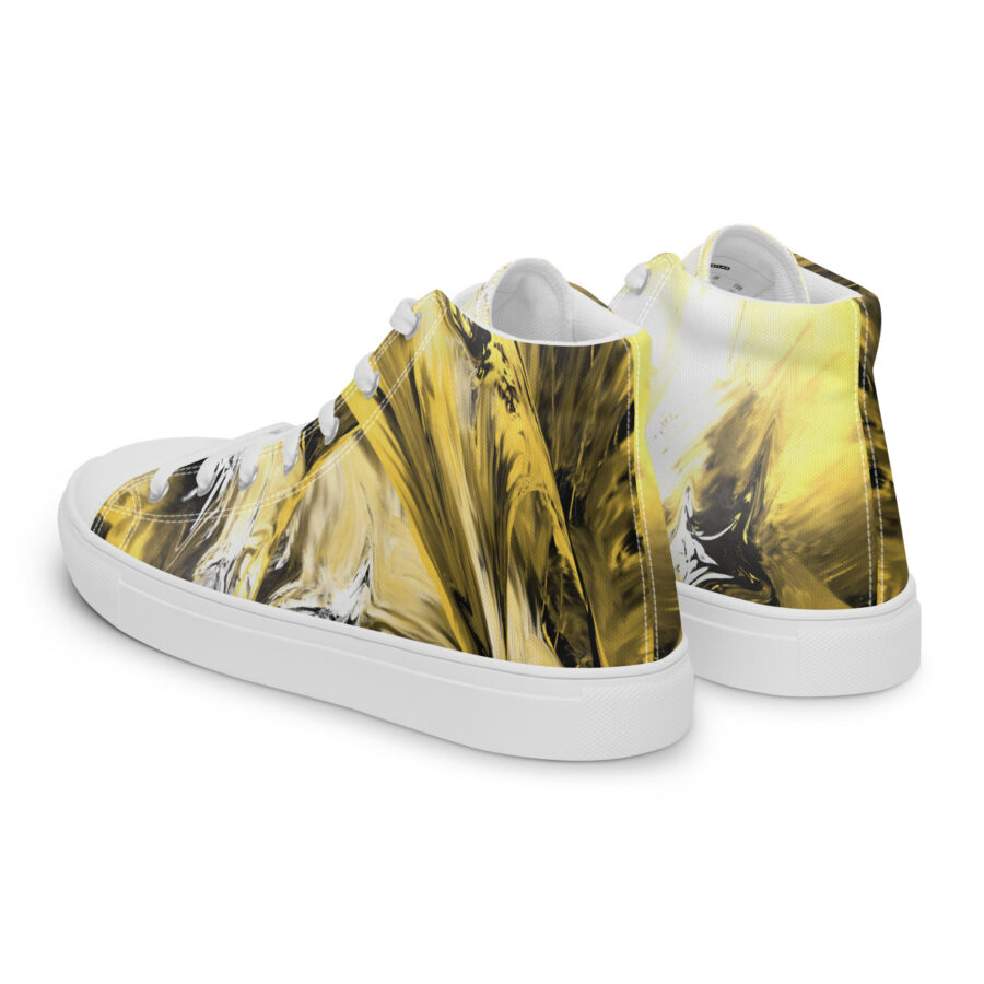 Dandelion Art Soles - white sole, left back view