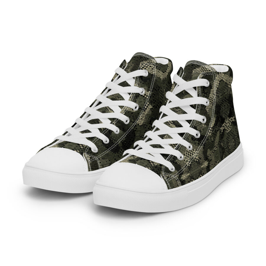Digital Snake Highs - white sole, left front view